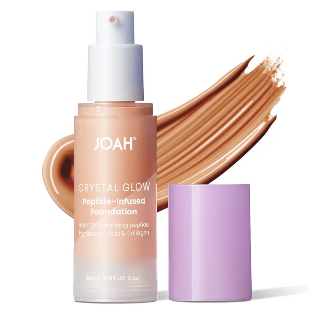 JOAH Crystal Glow Peptide-Infused Foundation Light Medium Cool Undertones MC030